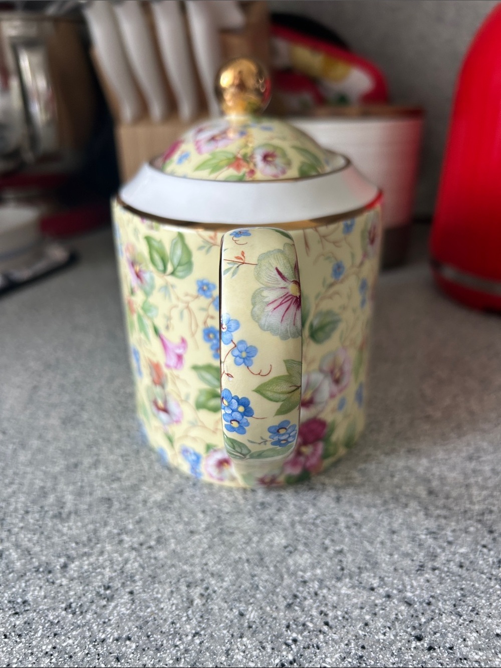 Regal Fine Bone China Teapot Yellow - Picture 5 of 7